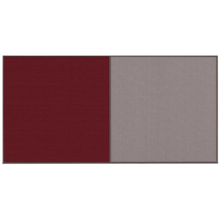 United Visual Products Enclosed Corkboard, 1 Door, 72"x36", 4" Fra, UV3411-GOLD-FORBO UV3411-GOLD-FORBO